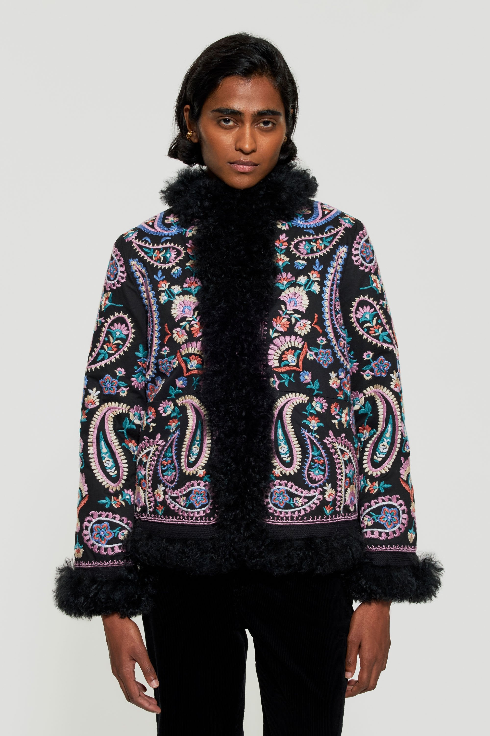 Veste brodée Wesley
