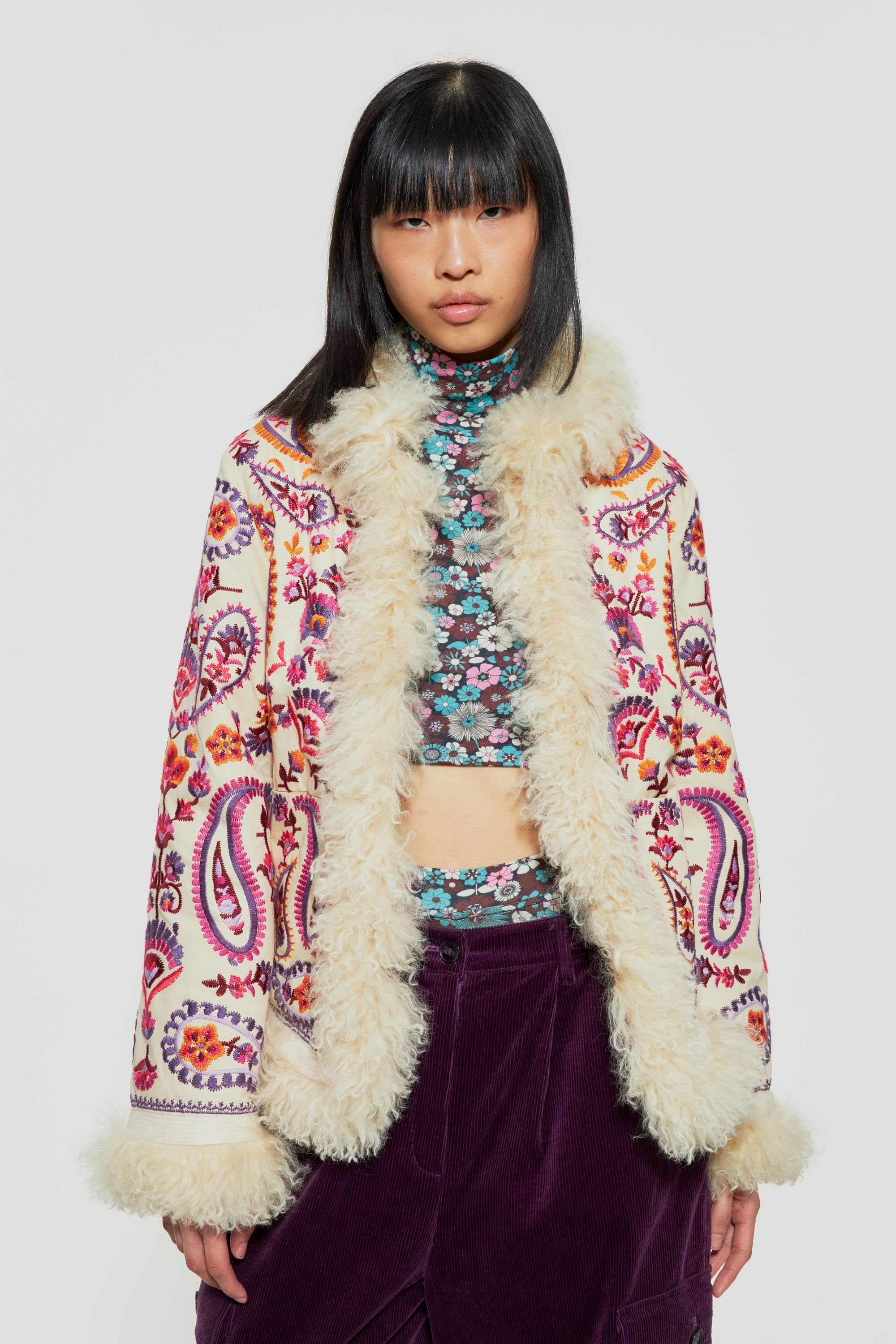 Veste brodée Wesley