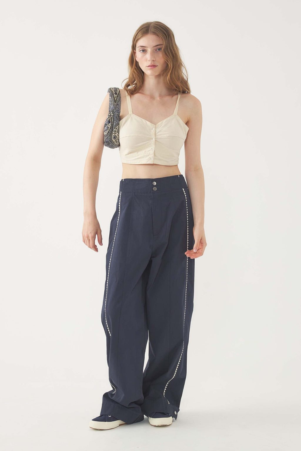 Antik Batik Winna Trousers - Embroidered Cotton Elegance
