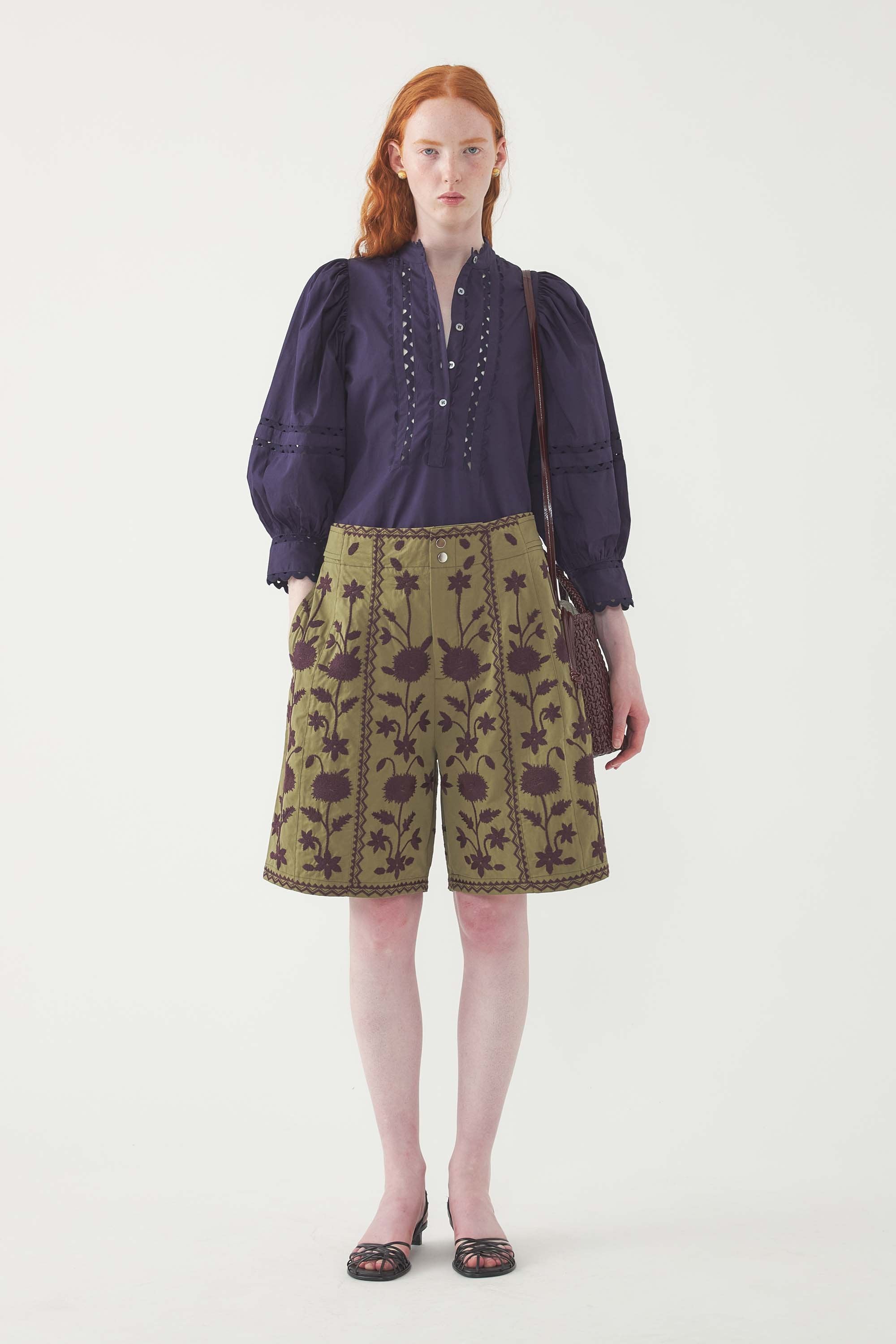 Bestickte Shorts Winna