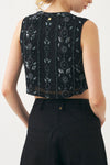 Hand-embroidered gilet Zeniba