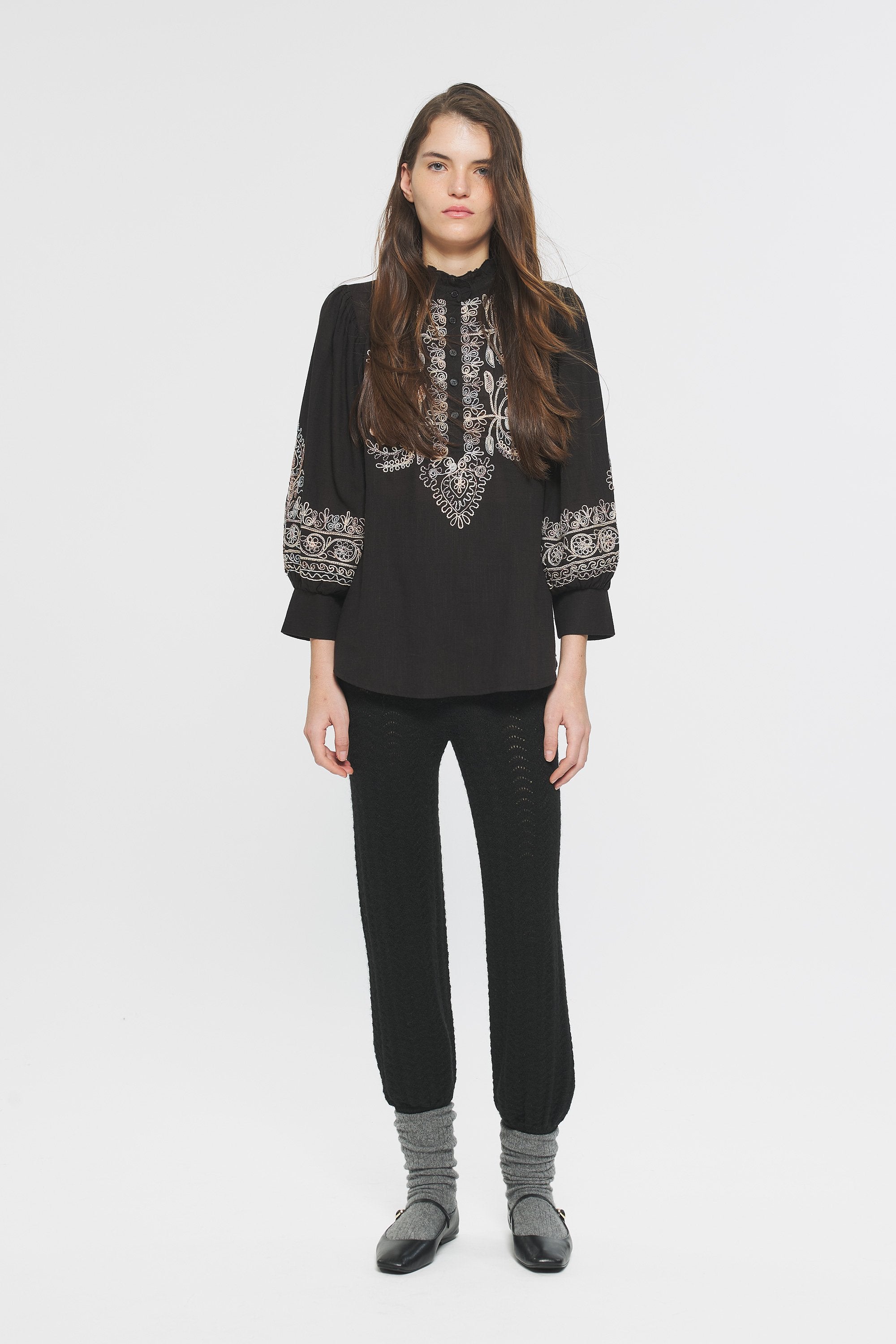 Blouse brodée Ziggy