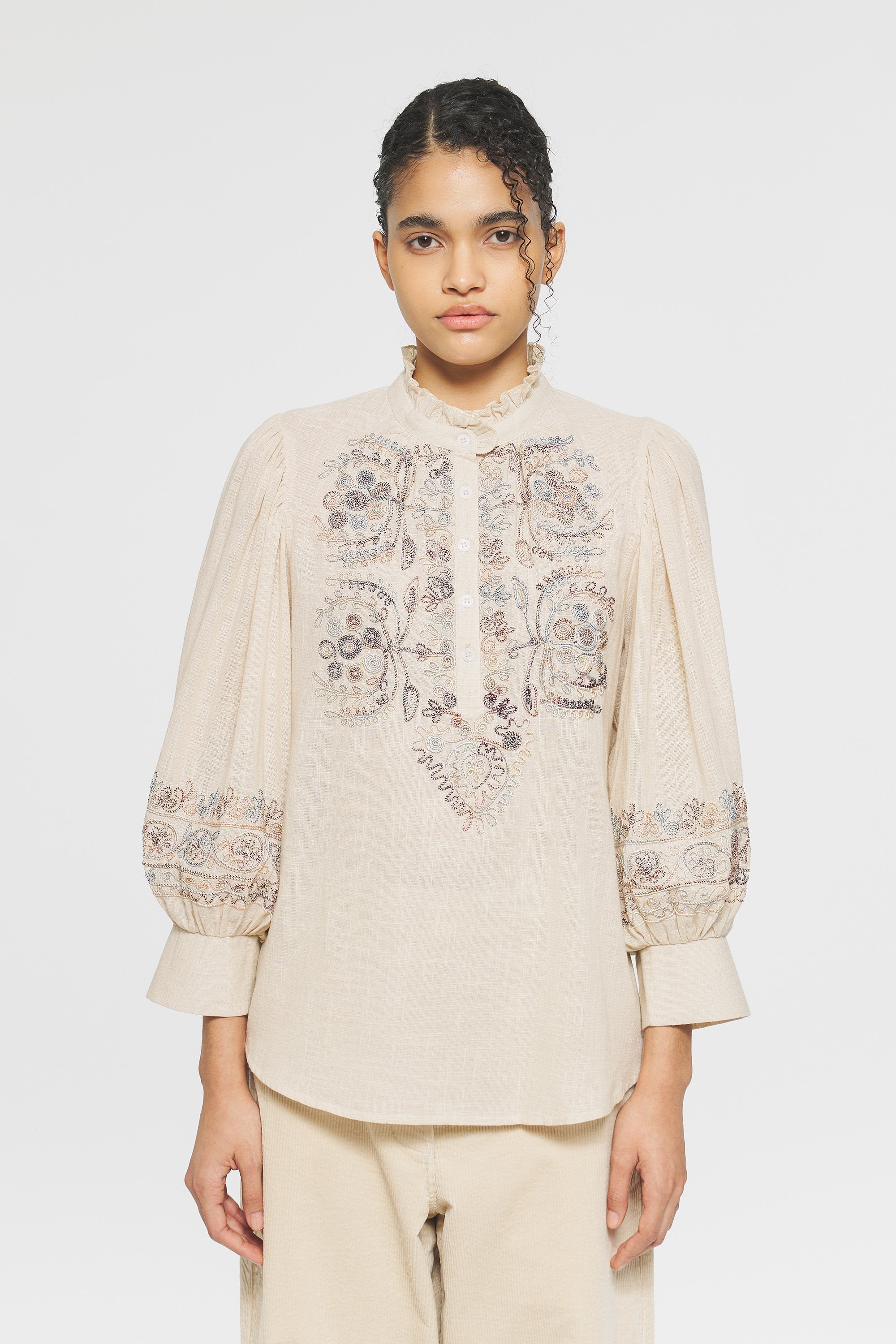 Blouse brodée Ziggy