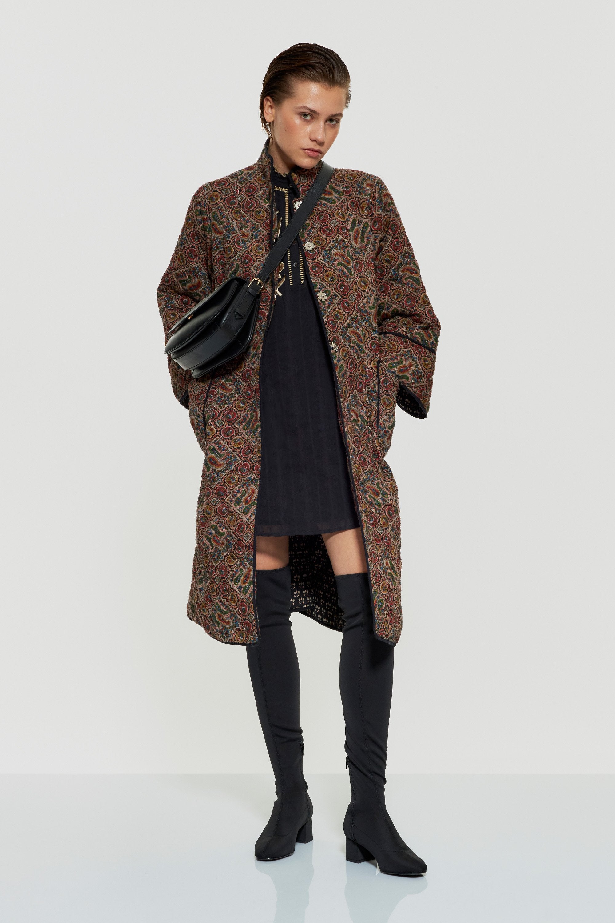 Zina quilted coat