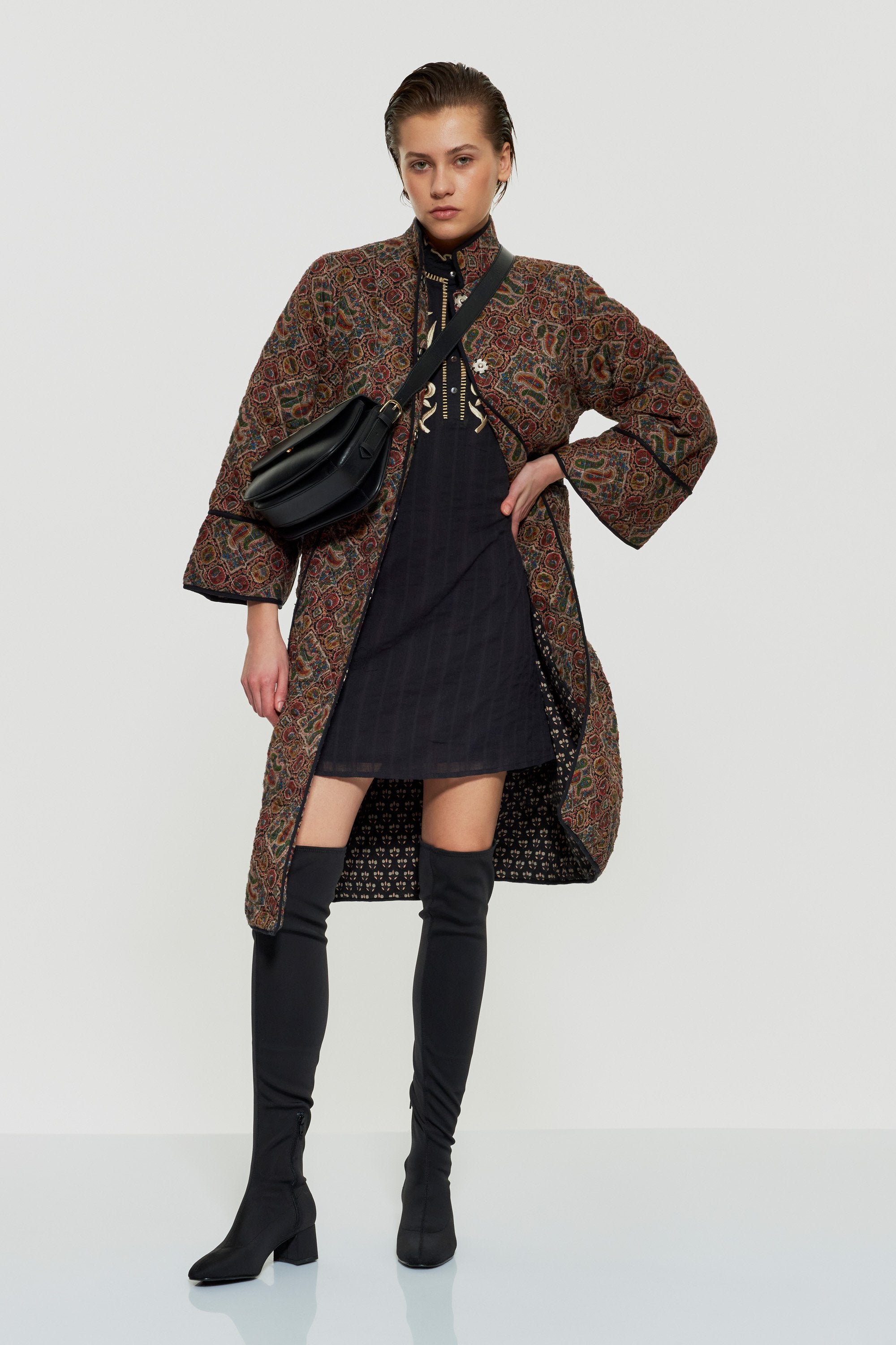 Zina quilted coat
